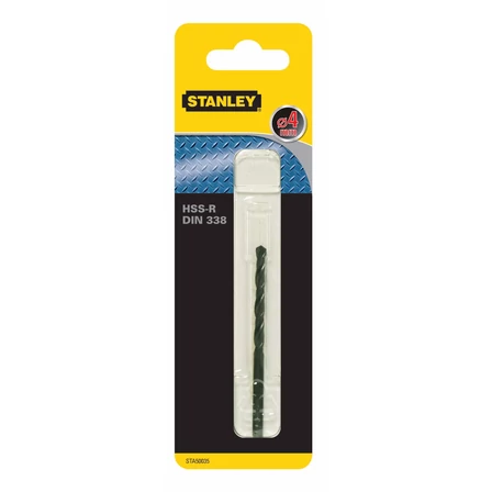 Stanley fémfúrószár HSS-R DIN338  4 x 43 x 75mm (STA50035)