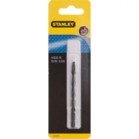 Stanley fémfúrószár HSS-R DIN338  5 x 52 x 86mm (STA50055)