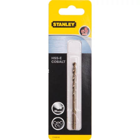 Stanley Kobalt fémfúrószár HSS-E  5 x 52 x 86mm (STA50102)