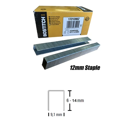 Bostitch 72 kapocs 6 mm stanox - 10 000 db (1720600Z)