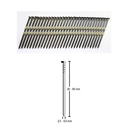 Bostitch PL szeg 2.8 -70 mm gyűrűs - 2 000 db (RH28R70)