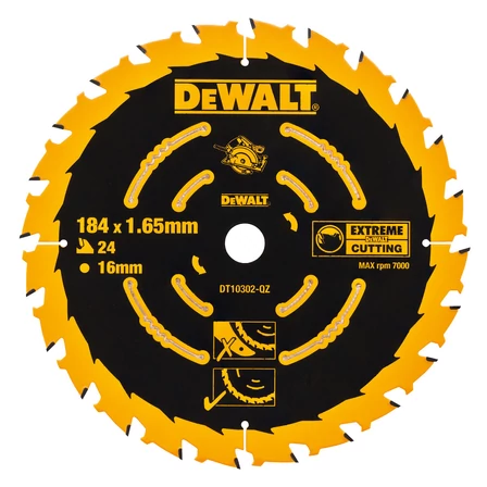 DeWalt Körfűrészlap 184x16mm 24T (DT10302 )