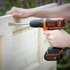 Kép 5/9 - Black+Decker 10,8 V kompakt Li-Ion akkumulátoros  fúró-csavarozó (BDCDD12B)