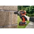 Kép 8/12 - Black and Decker 18V Ütvefúró-csavarozó + 2 akku + töltő + koffer (BCD003C2K)