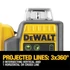 Kép 5/25 - DeWalt Akkus 3x360 Zöld Lézer (DCE089D1G)
